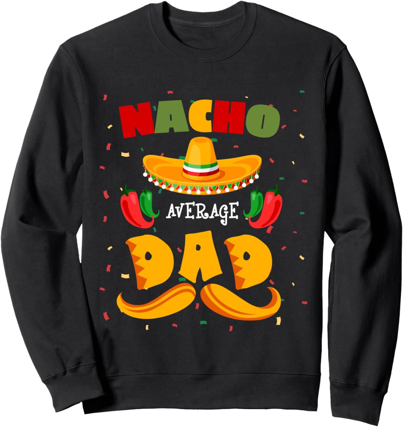 

Толстовка Nacho Average Dad Mexican Hat Sombrero Cinco De Mayo, черная, S Nachos & Dads Gift, Черный, Толстовка Nacho Average Dad Mexican Hat Sombrero Cinco De Mayo, черная, S Nachos & Dads Gift