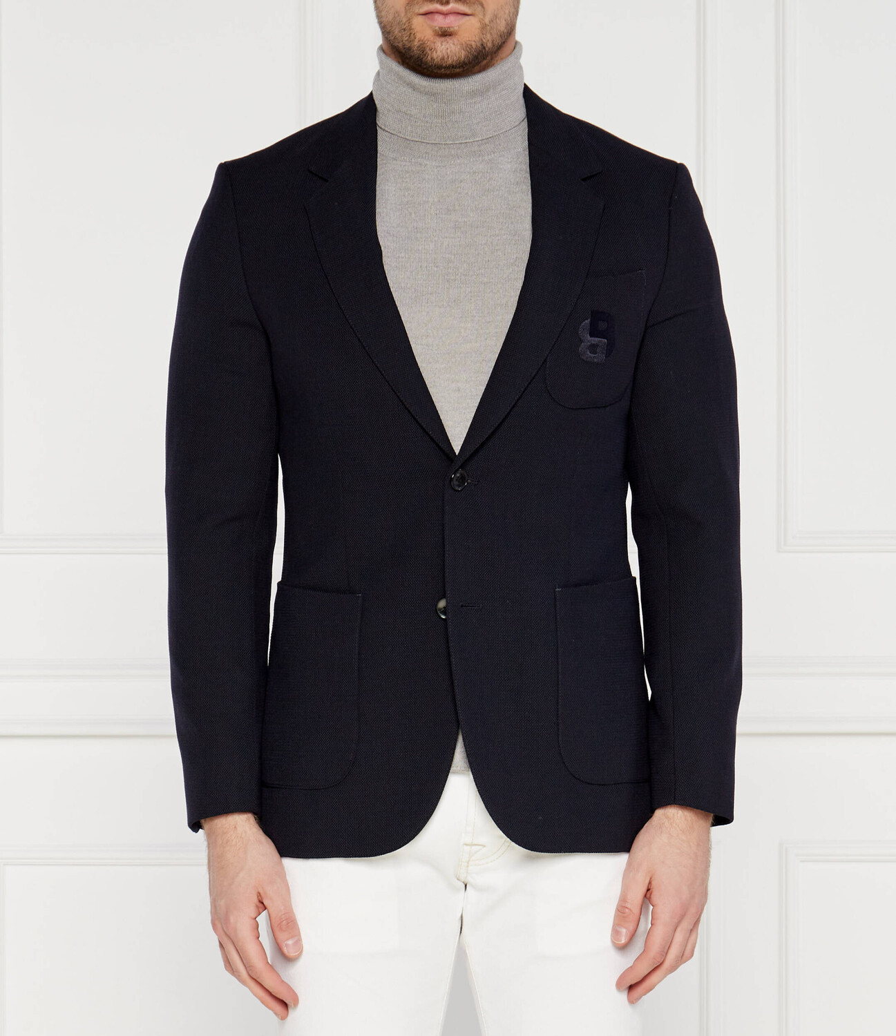 

Куртка BOSS BLACK elegante Regular Fit, темно-синий