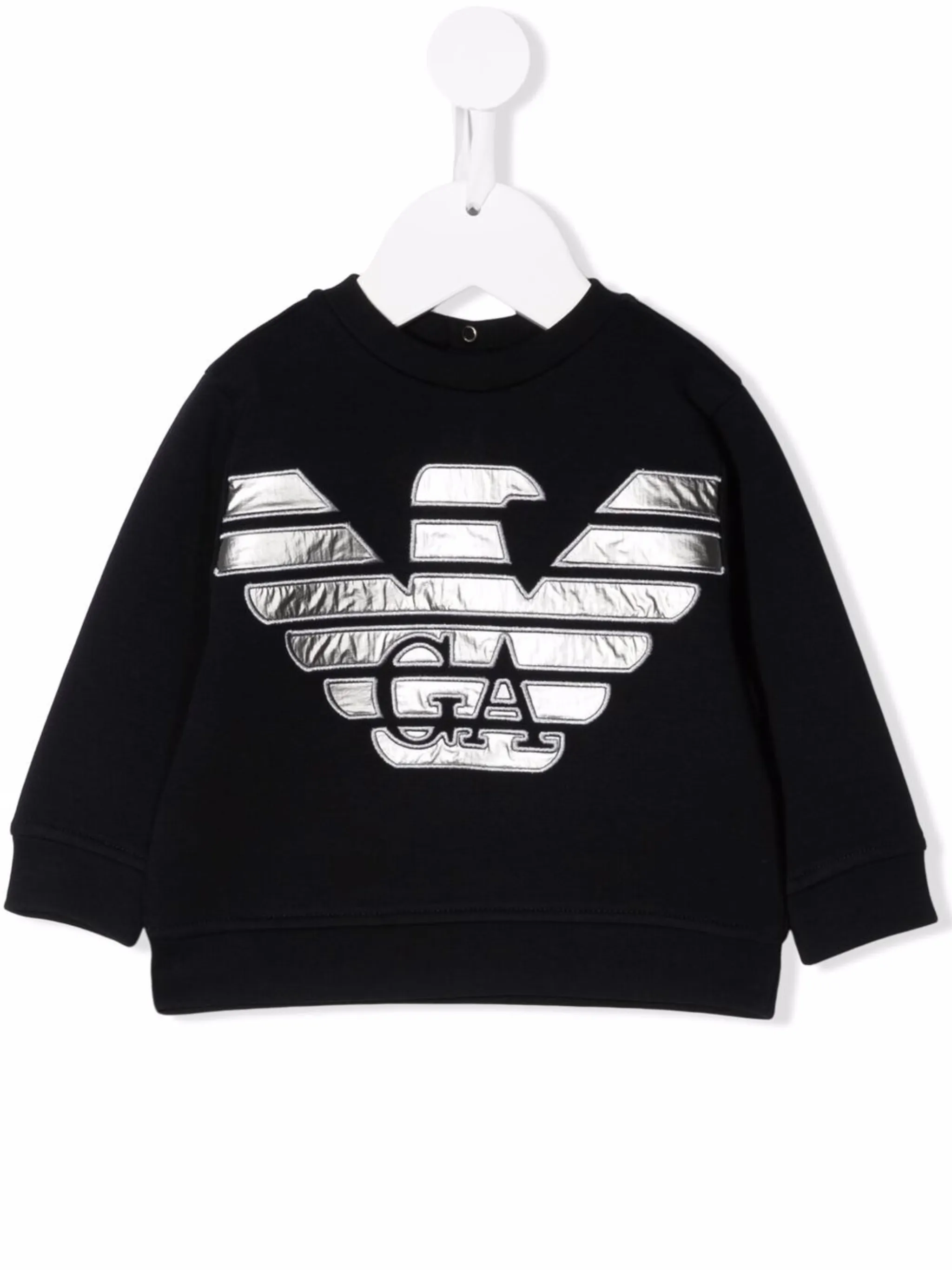 

Толстовка с логотипом Emporio Armani Kids, синий