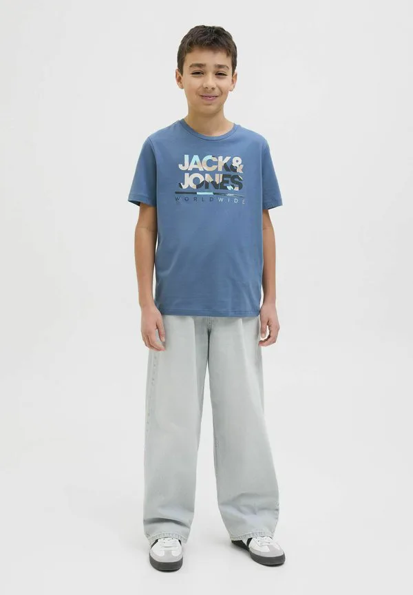 Джинсы свободного кроя рона Jack & Jones Junior, Blue Denim