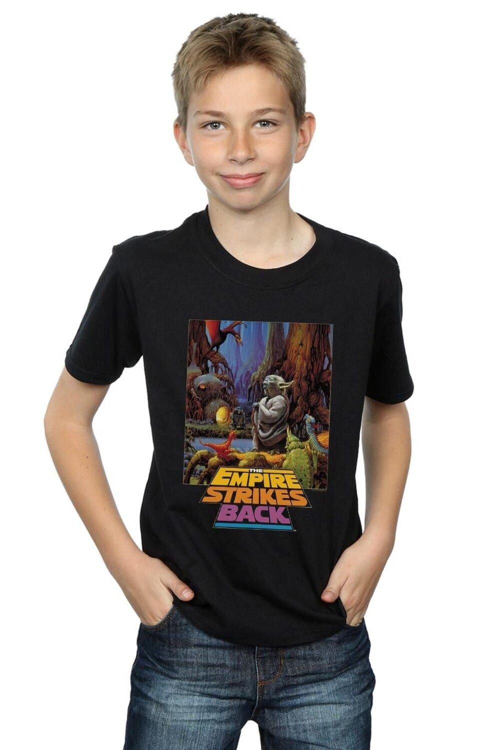 

Футболка с плакатом «Йода» Star Wars, черный
