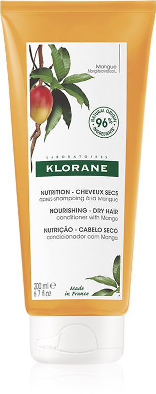 

Питательный кондиционер для сухих волос с манго Klorane, 200 мл