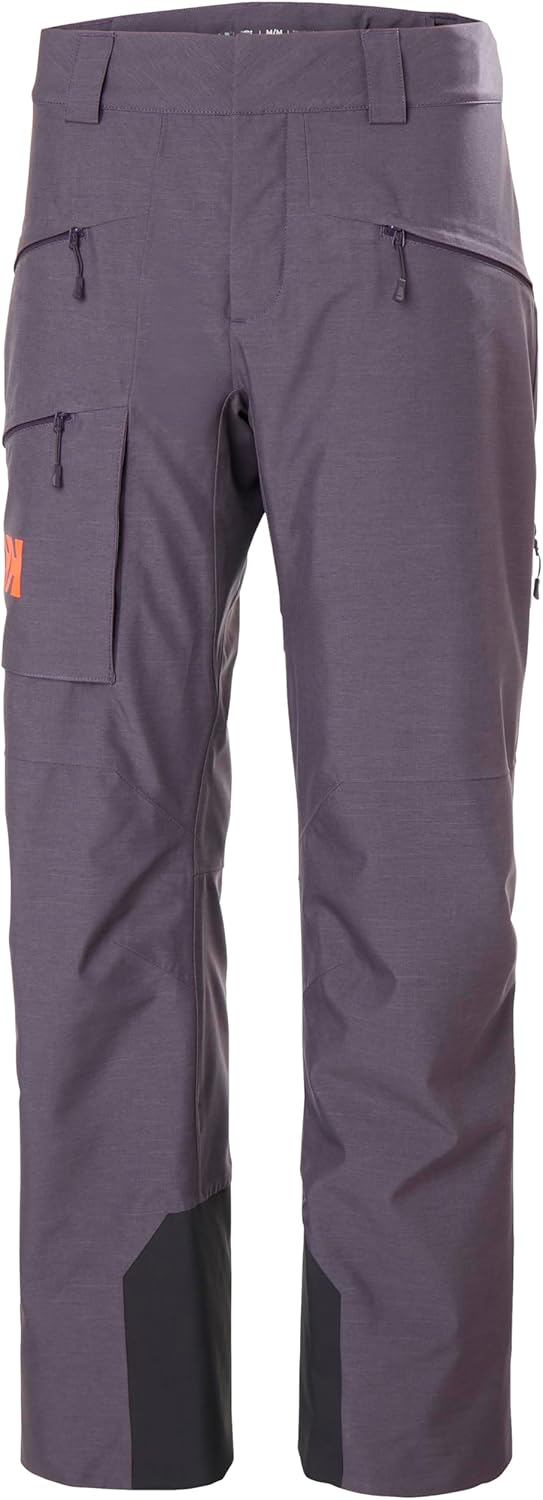 

Helly-Hansen W Powderqueen Pant - утепленные 2L женские лыжные спортивные брюки с Primaloft Black Eco и вентиляционными молниями Helly Hansen, 654 Smoked Purple