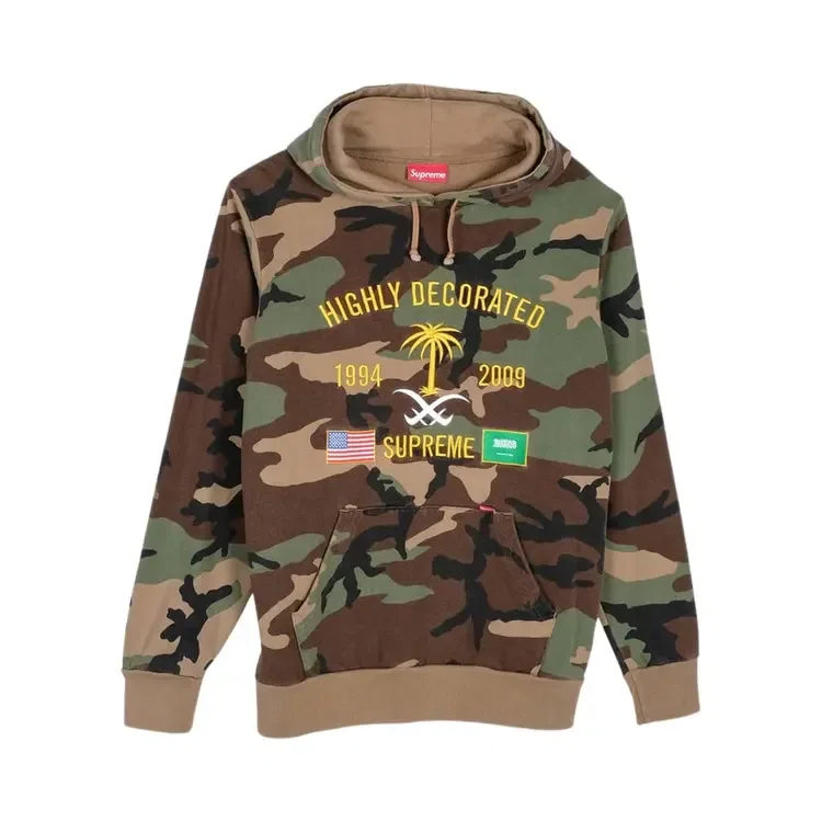 Худи Supreme Highly Decorated Hoodie, зеленый