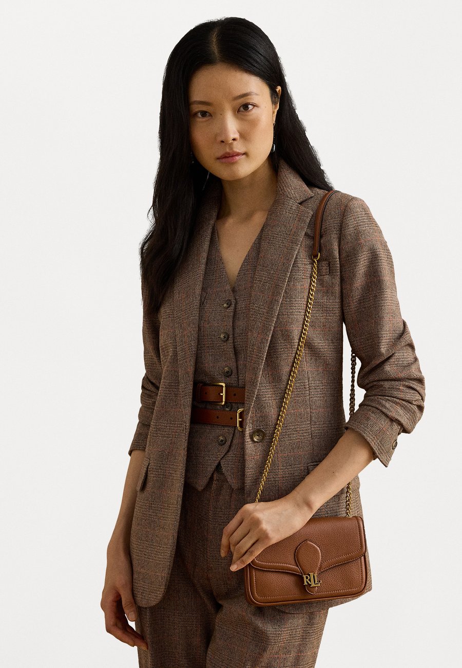 

Сумка кросс-боди Lauren Ralph Lauren PEBBLED LEATHER BRADLEY CROSSBODY WALLET, Tan