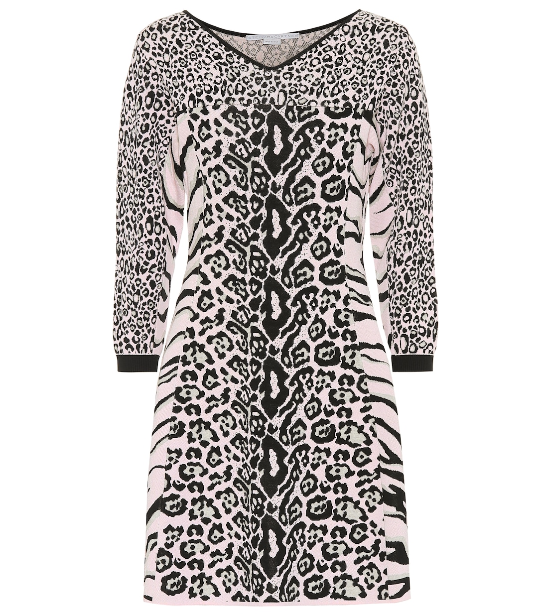

Платье с анималистичным мотивом Stella McCartney, Pink Black