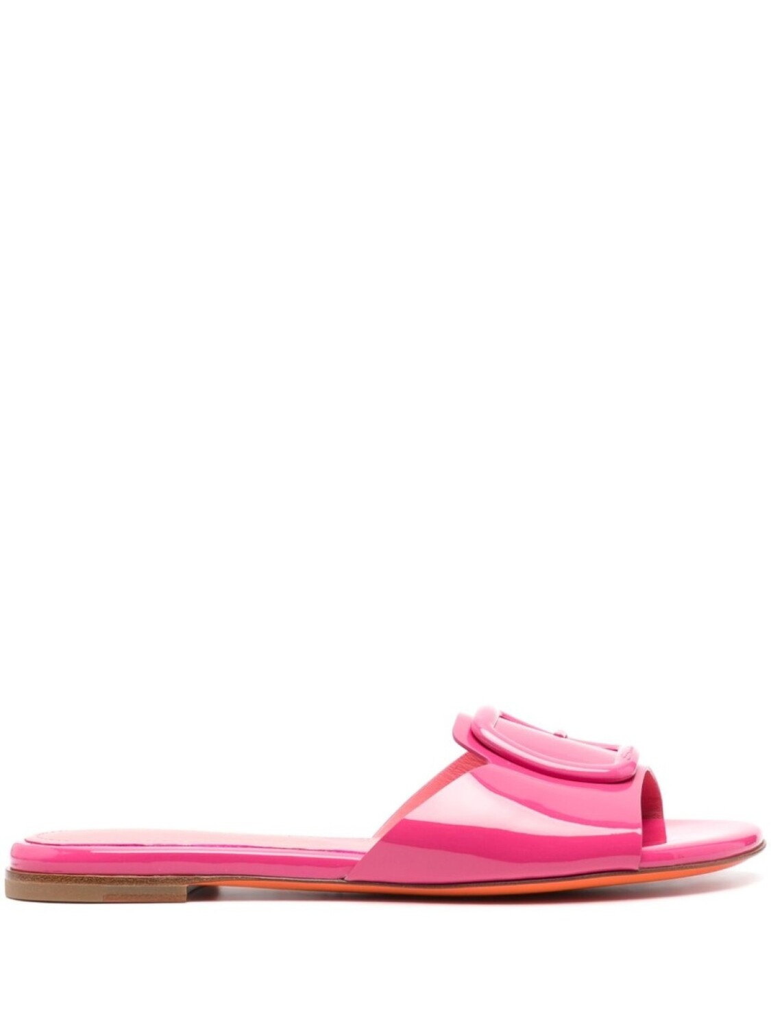 

Мюли с открытым носком Santoni, розовый