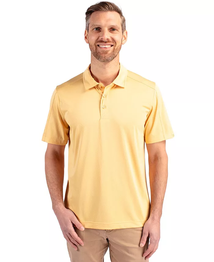 

Мужская короткорукавная поло Prospect Textured Stretch Cutter & Buck, желтый