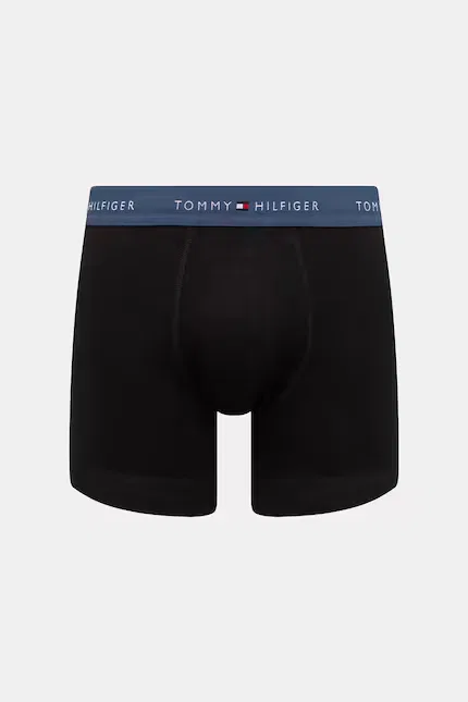 Боксеры из эластичного хлопка 3 шт Tommy Hilfiger, черный — фото 2