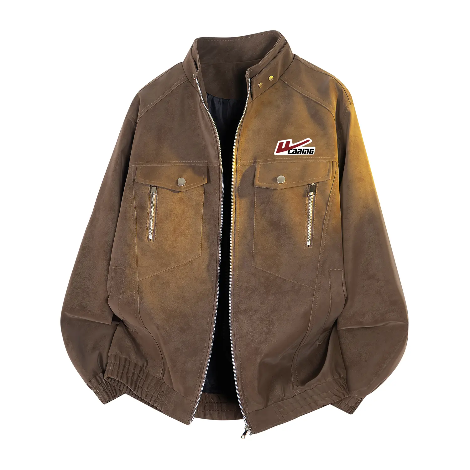 

Куртка Unisex Stand Collar Moderate Workwear WARRIOR, coffee (diy badge)