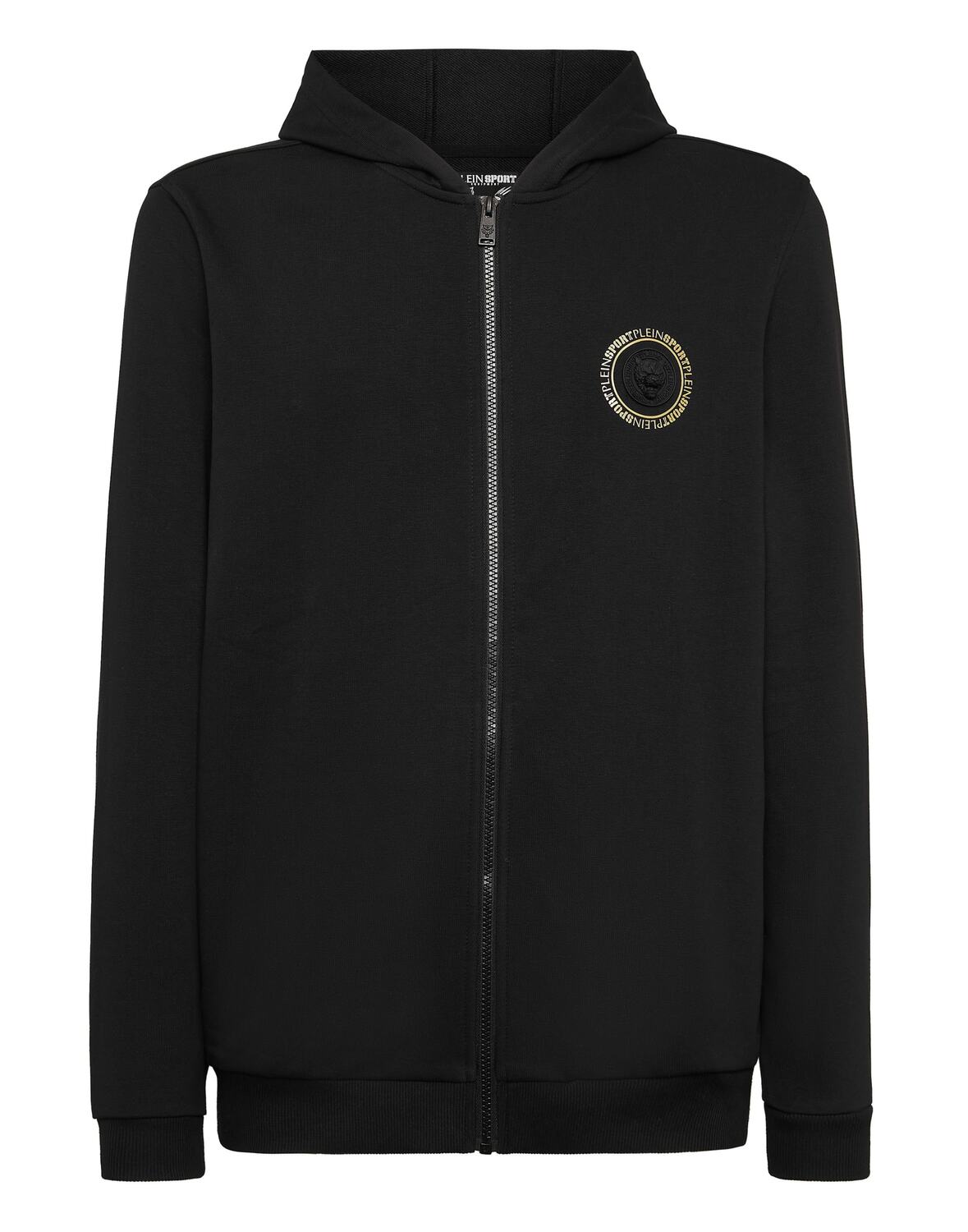 

Plein Sport Худи на молнии 'Tiger' в черном цвете