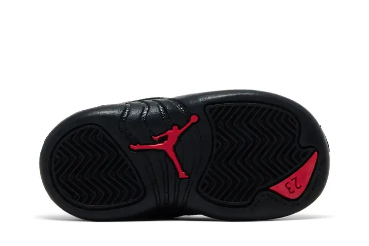 Кроссовки Air Jordan 12 Retro TD, черный — фото 4