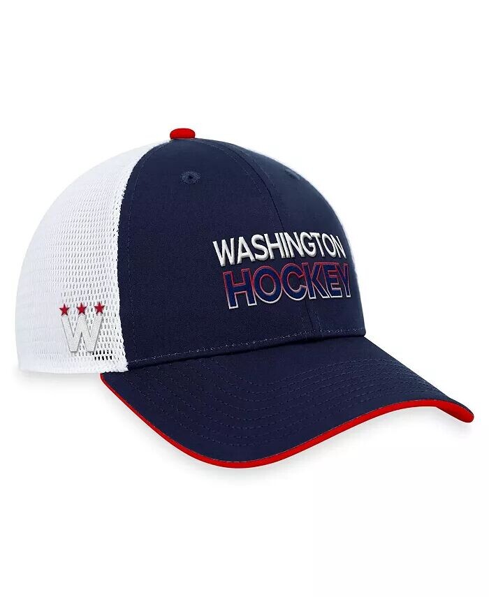 

Мужская темно-синяя кепка Washington Capitals Authentic Pro Alternate Jersey Trucker Adjustable Fanatics