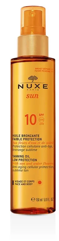 

Nuxe Sun Solar Oil Spf10 150 мл Лицо, тело и волосы