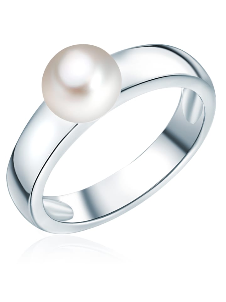 

Valero Pearls Серебряное кольцо с культивированной пресноводной жемчужиной в серебряной оправе