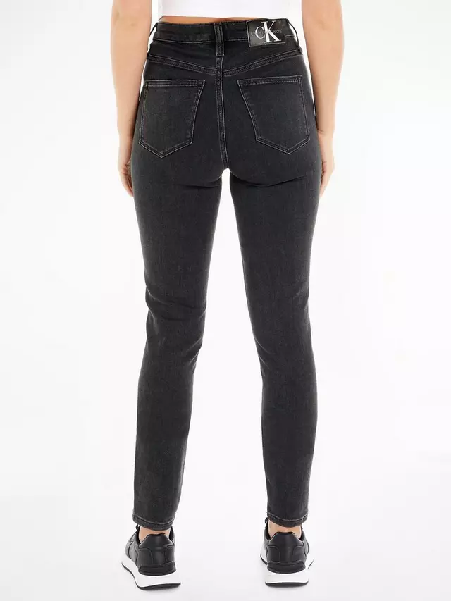 Джинсы Calvin Klein High Rise Skinny, черный — фото 2
