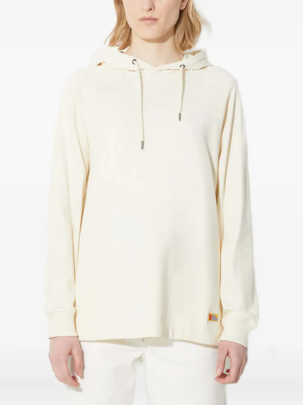 

Хлопковое худи Fjällräven, белый