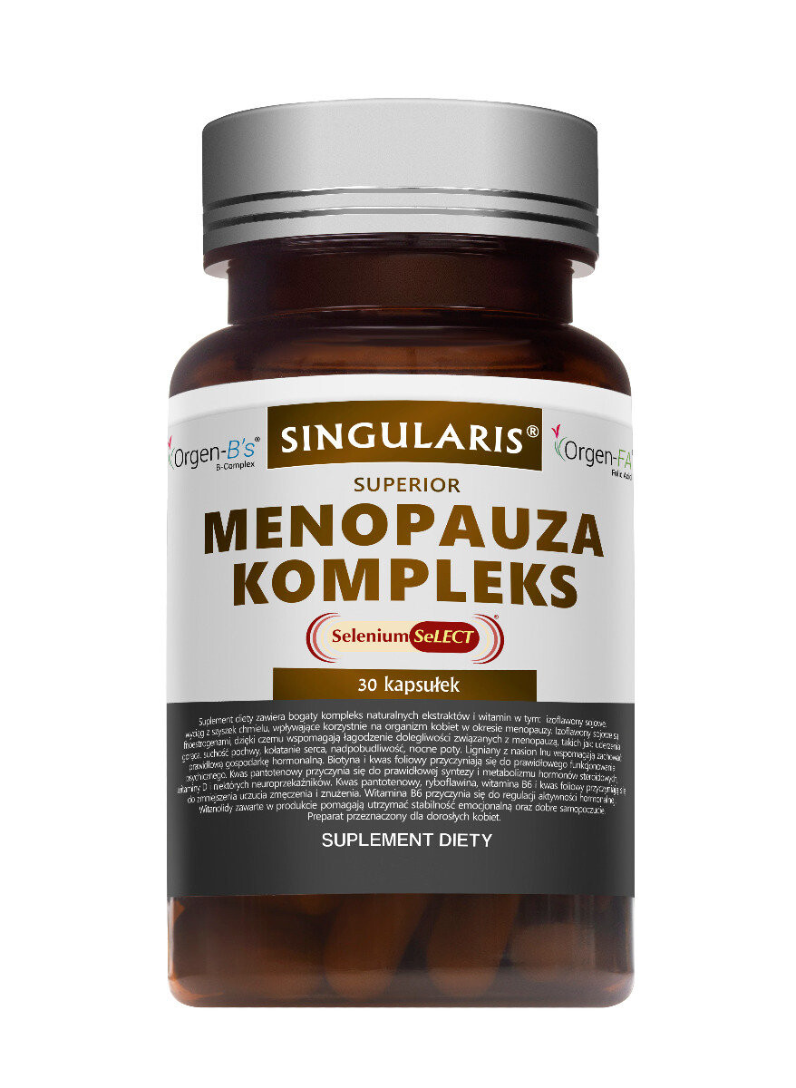 

SINGULARIS Superior MENOPAUZA COMPLEX, биологически активная добавка, капсулы, 30 штук Singularis-Herbs
