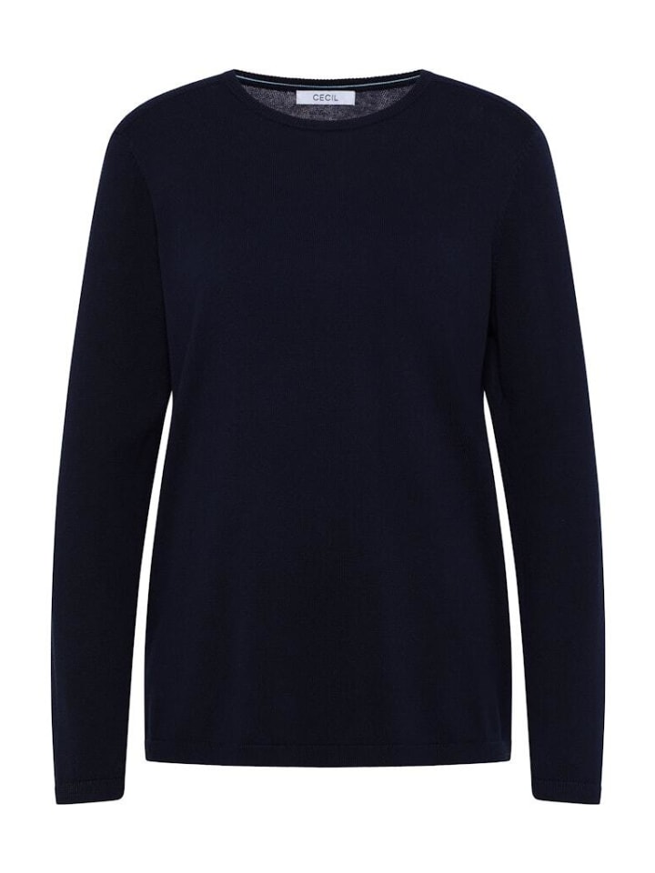 

Cecil Свитер темно-синего цвета в городском стиле