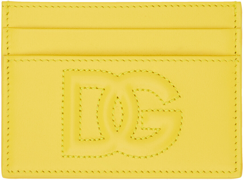

Золотая визитница с логотипом Dolce&Gabbana