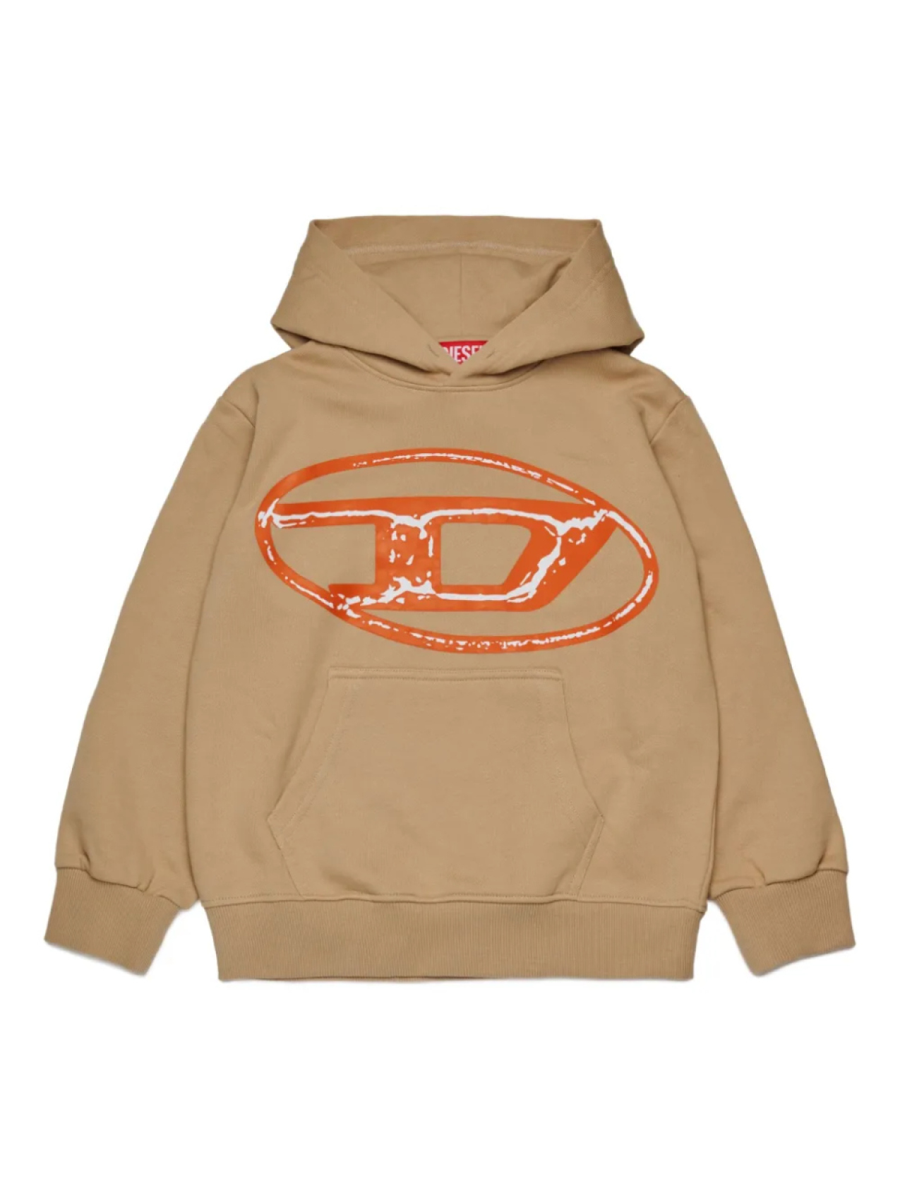 

Diesel Kids худи Oval D, коричневый