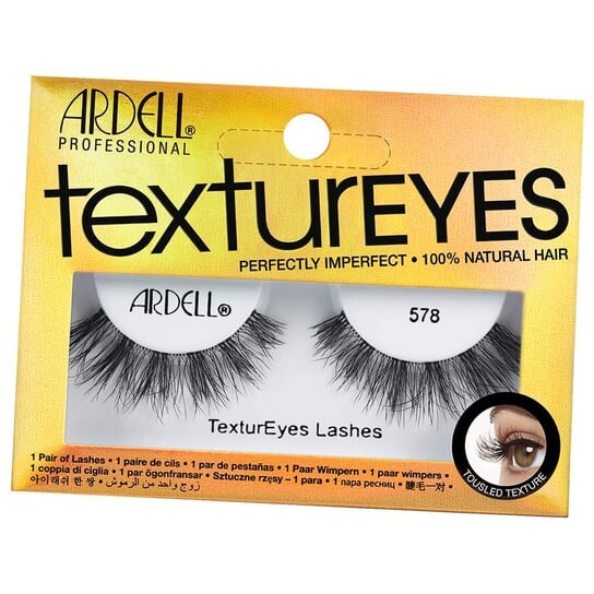 

Накладные ресницы на полоске, 578 Черный Ardell, TexturEyes