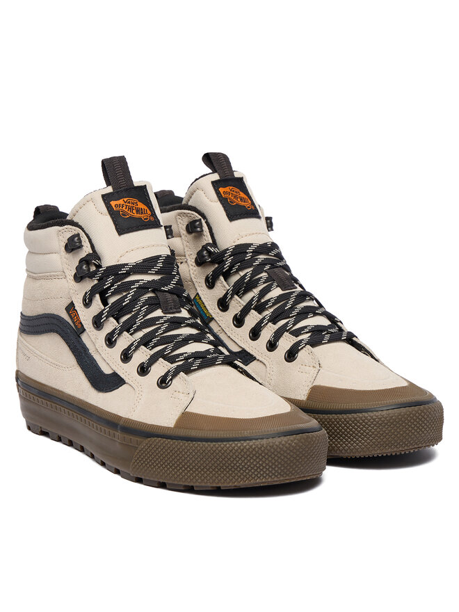 Тканевые кеды MTE Sk8-Hi Waterproof Insulated VN000DAQZO21 Vans, бежевый — фото 2