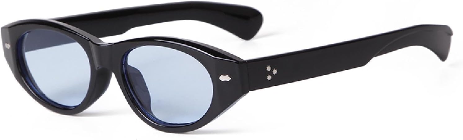 

Солнцезащитные очки в стиле ретро «Кошачий глаз» с овальной оправой, маленькая оправа, унисекс, для женщин и мужчин, защита от УФ-излучения UV400, дизайнерские, с возможностью персонализации WNCKSQ, C1