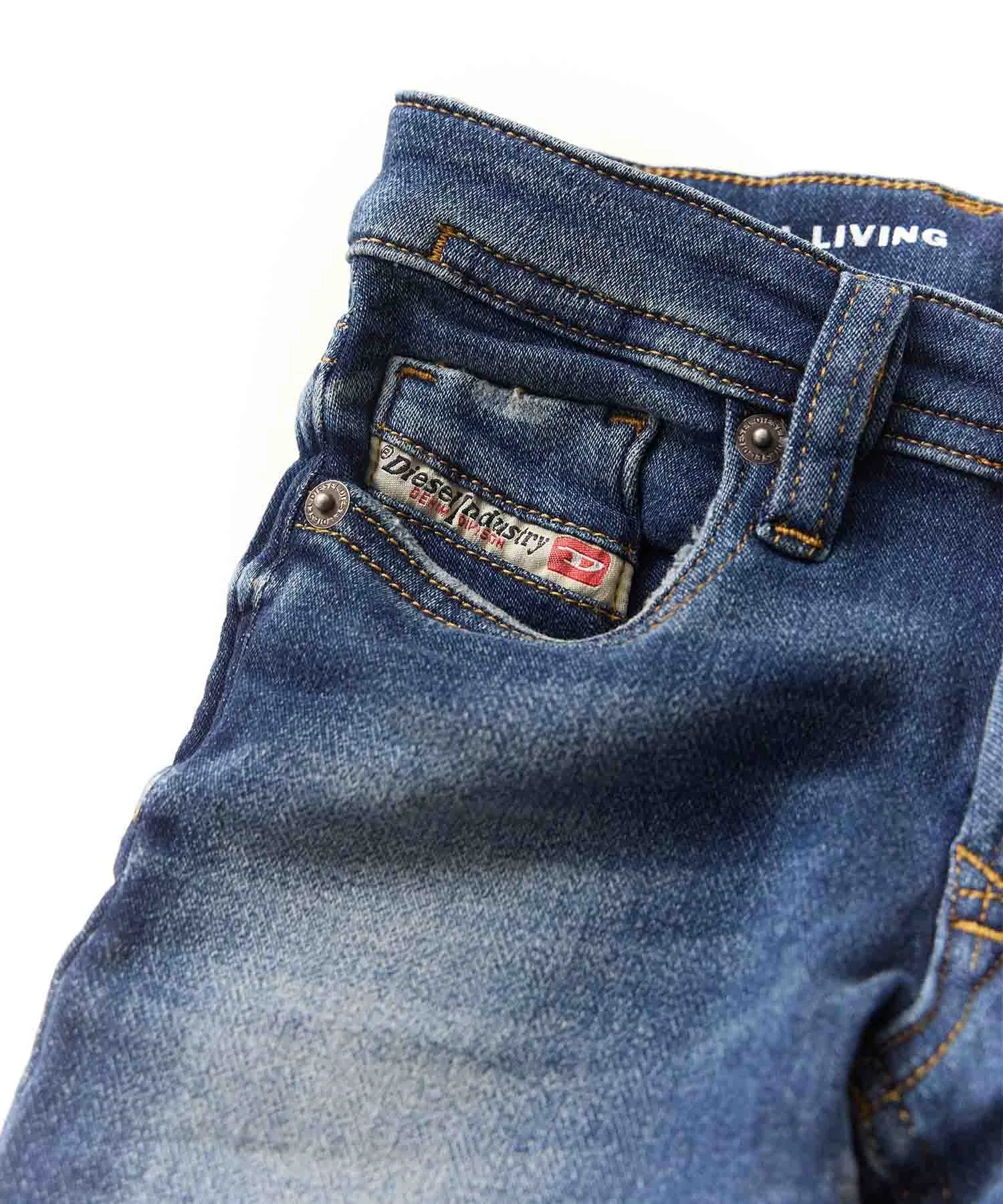 Детские и подростковые джинсовые брюки DIESEL — фото 3
