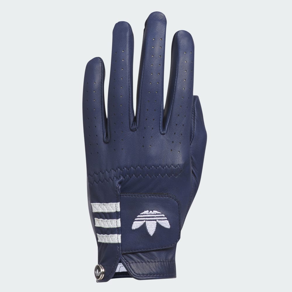 

Футбольные перчатки Adidas Originals Golf Leather Glove, темный индиго