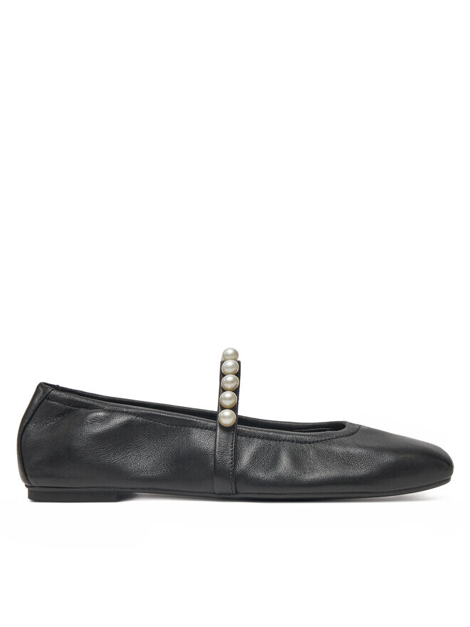 Балетки Stuart Weitzman Goldie Ballet Flat SF896, черный