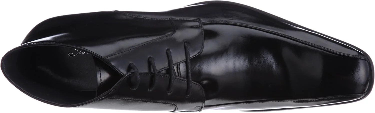 

Мужские классические ботинки с квадратным носком из кожи коровы с перьями на шнуровке/775 SARABANDE, черный