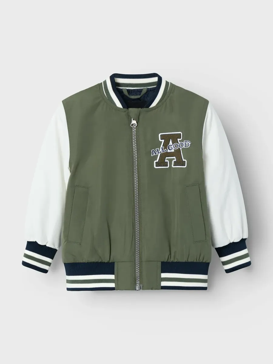

Name It Куртка-бомбер "NMNMAIN BOMBER JACKET PB", цвет Thyme