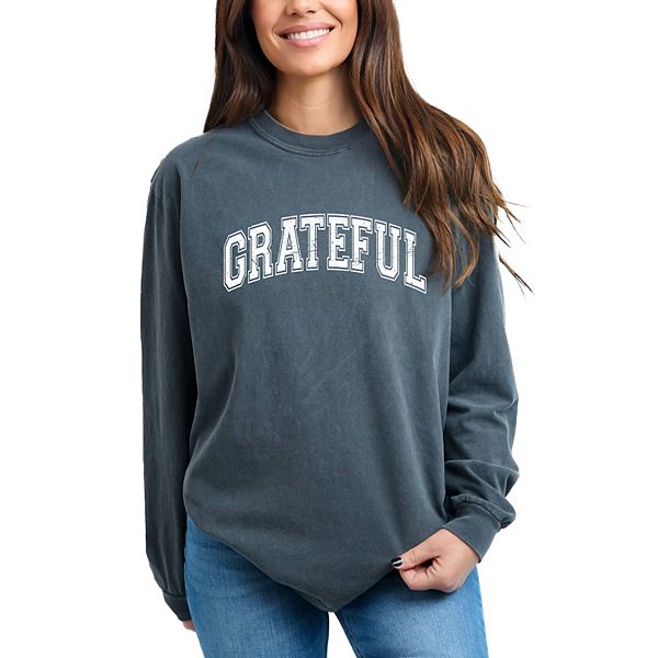 

Футболка Grateful varsity garment dyed с длинным рукавом Simply Sage Market, Pepper, Зеленый, Футболка Grateful varsity garment dyed с длинным рукавом Simply Sage Market, Pepper