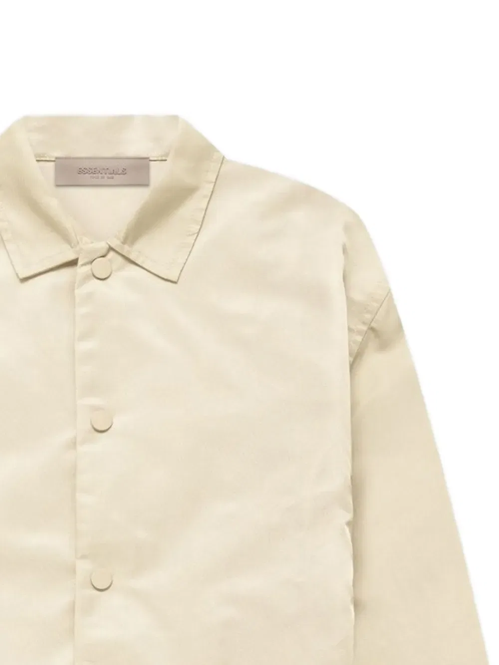 Куртка тренера на пуговицах Fear Of God Essentials Kids, нейтральный — фото 2