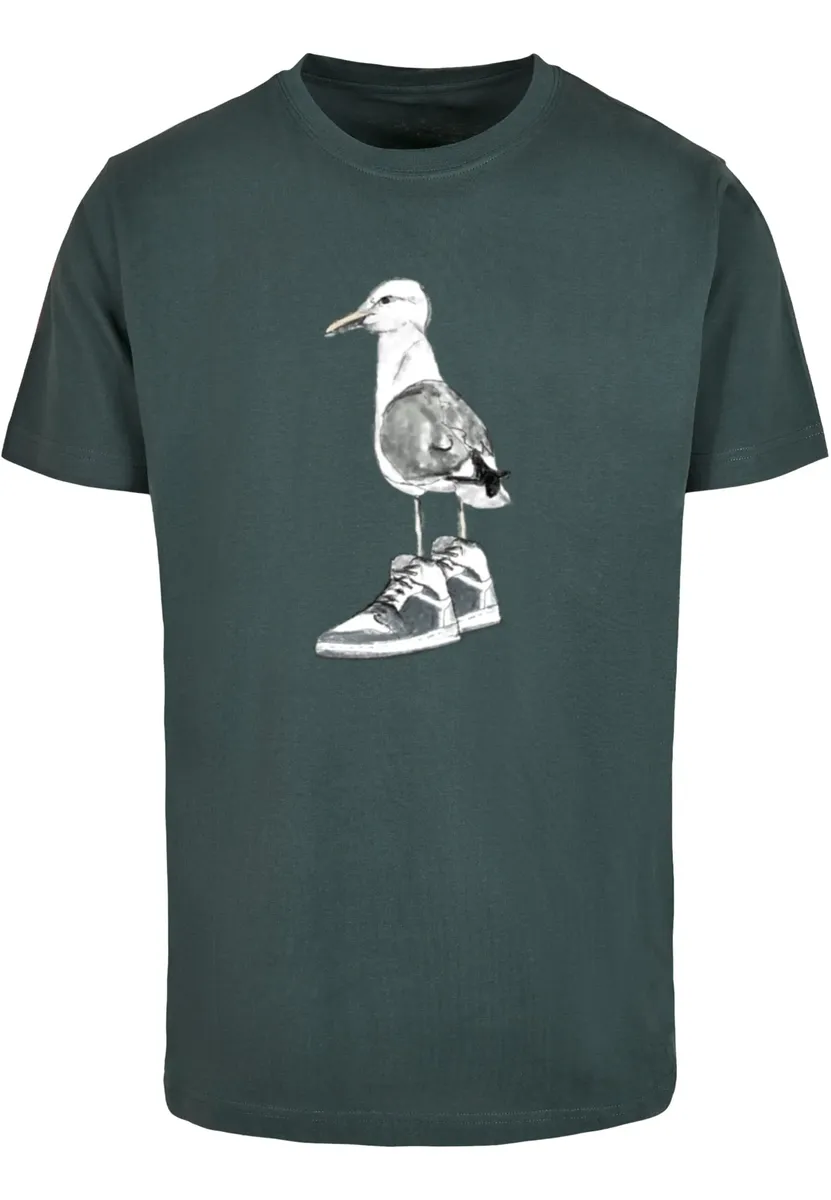 

Футболка Mister Tee "Mister Tee Мужская футболка с кроссовками Seagull" Mistertee, зеленый