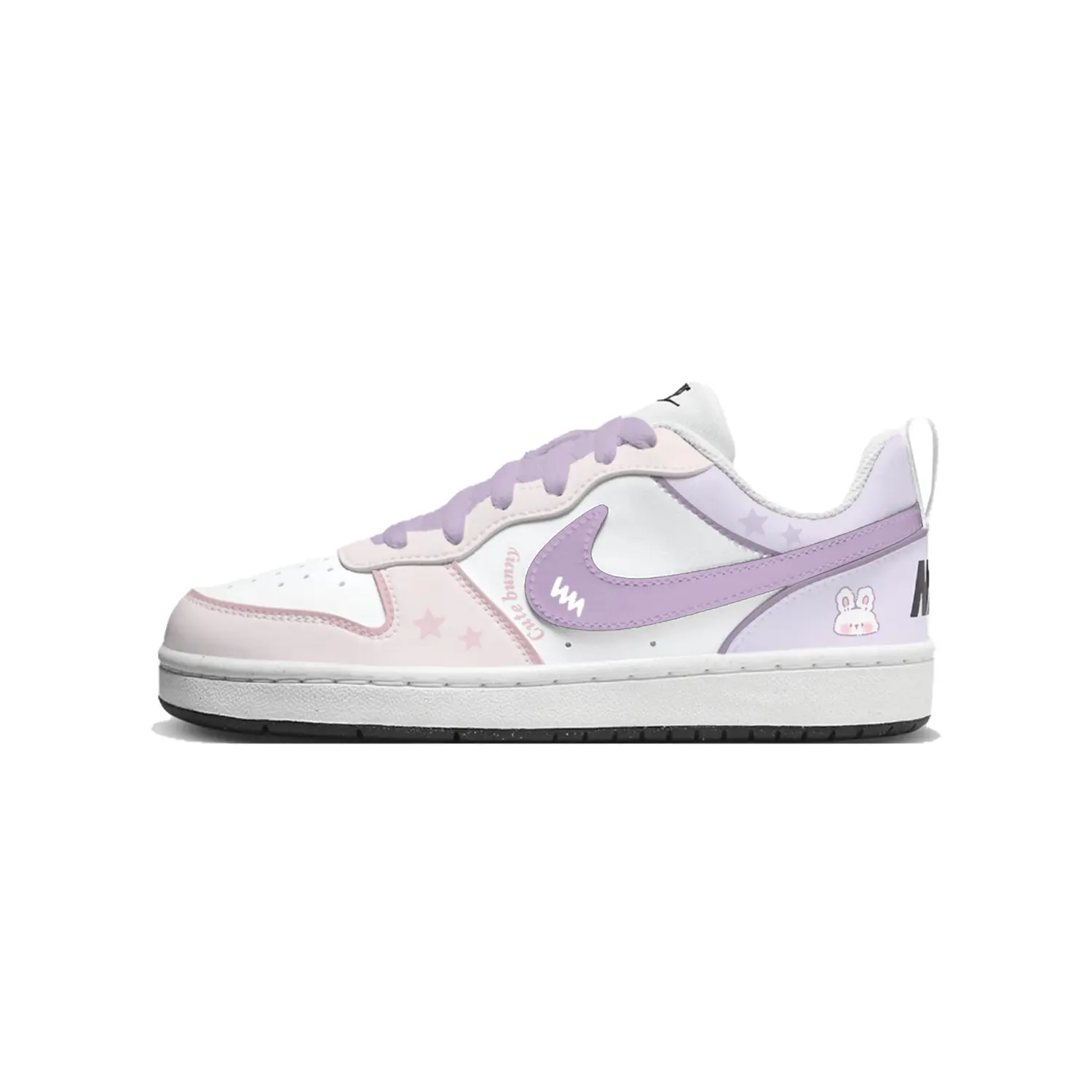 

Nike Кроссовки для скейтбординга Court Borough Nebula Bunny Language Low top для детей белые