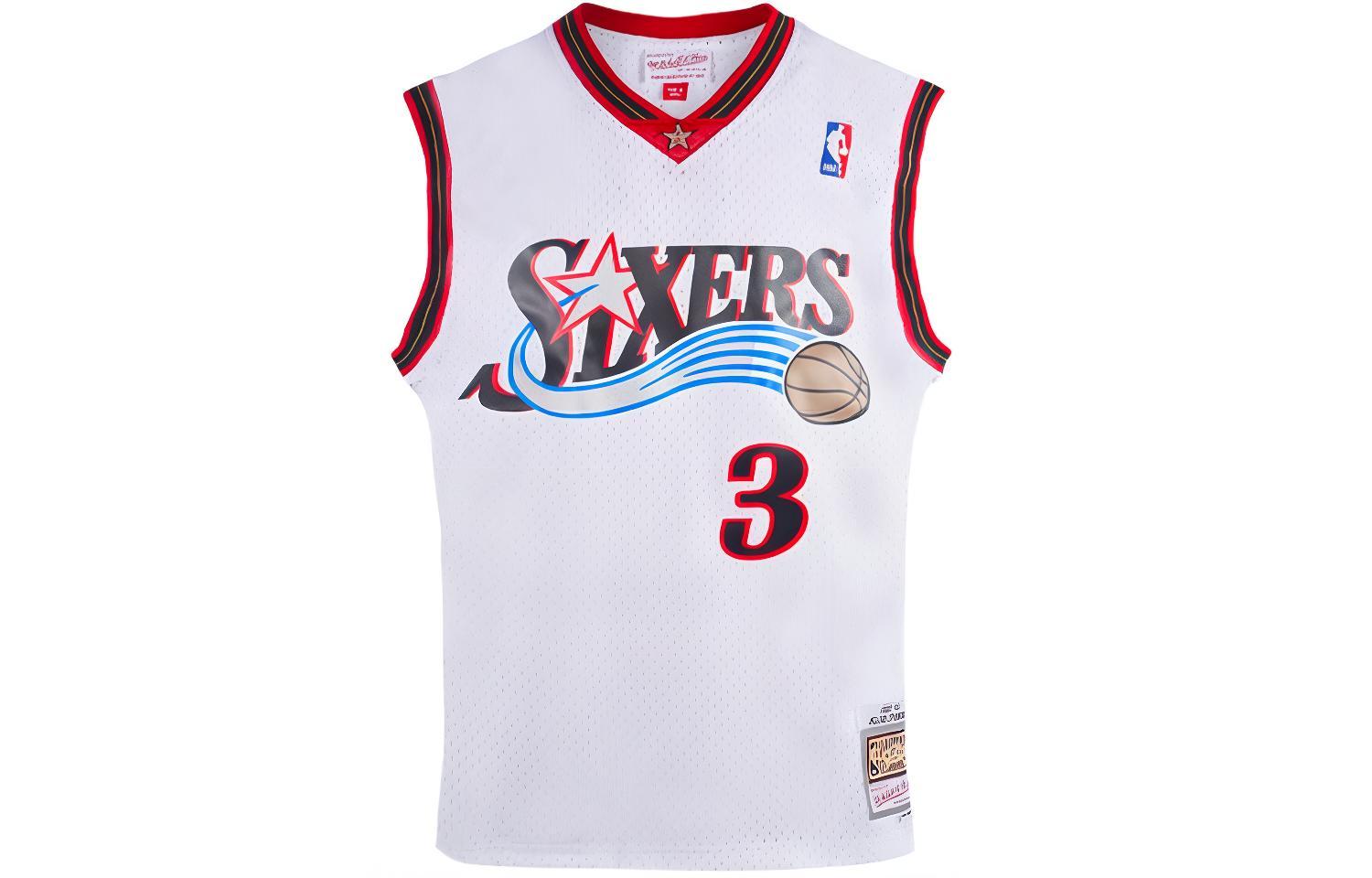 

Футболка Mitchell & Ness NBA 76ers 2000 Allen Iverson Swingman Home Mitchell Ness