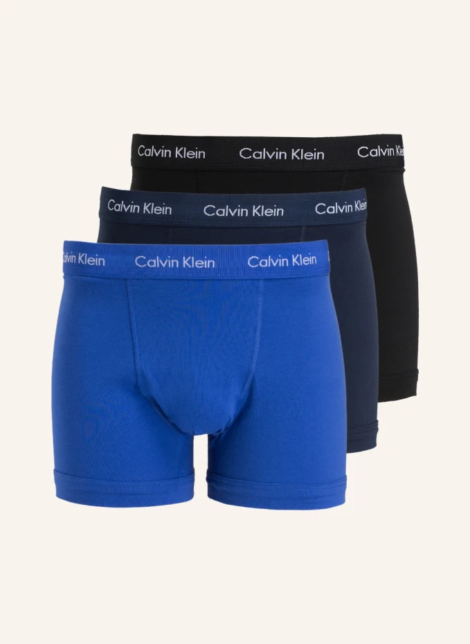 

Комплект из 3 боксёрских шорт cotton stretch Calvin Klein, черный