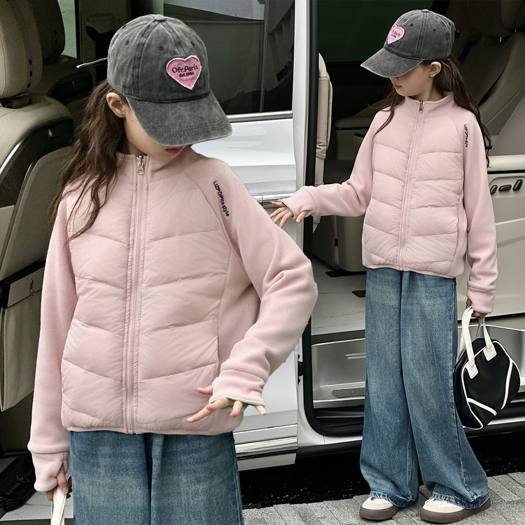 Детская утепленная куртка с воротником стойкой PROTECTCAMEL, reversible — фото 2