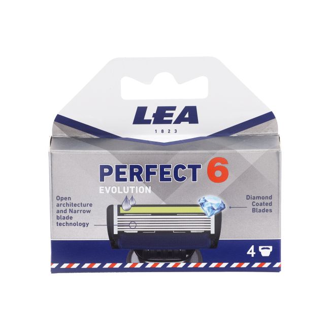 

Сменные бритвенные головки Perfect 6 evolution (4 шт.) Lea