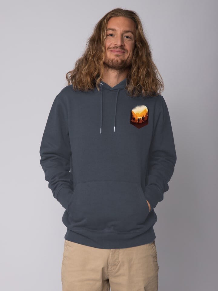 

Толстовка wat Apparel Sweatshirt Hiking, цвет the mountainsIndia Ink Grey