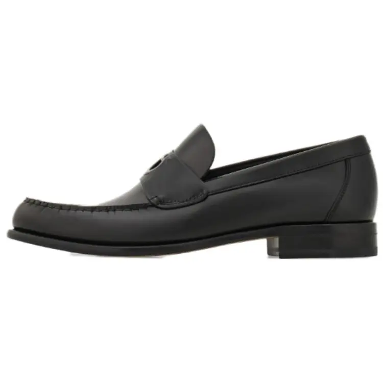 

Ferragamo Простые лоферы мужские черные