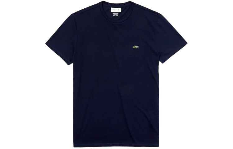 

Футболка мужская темно-синяя Lacoste, темно-синий