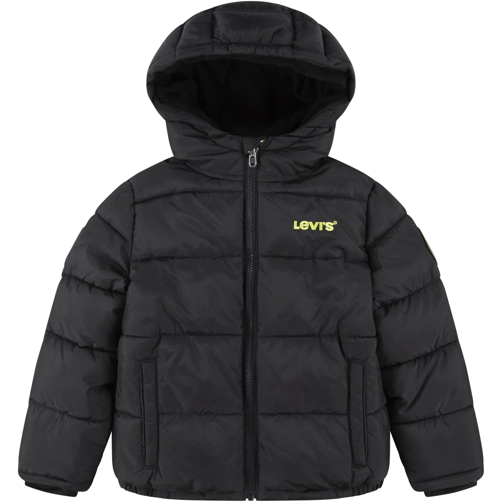 

Стеганая куртка Levi's Kids с капюшоном для МАЛЬЧИКОВ, цвет meteorite