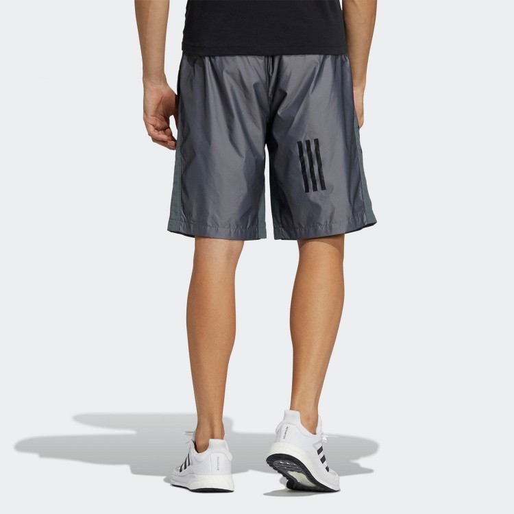 Спортивные шорты мужские серые Adidas — фото 4