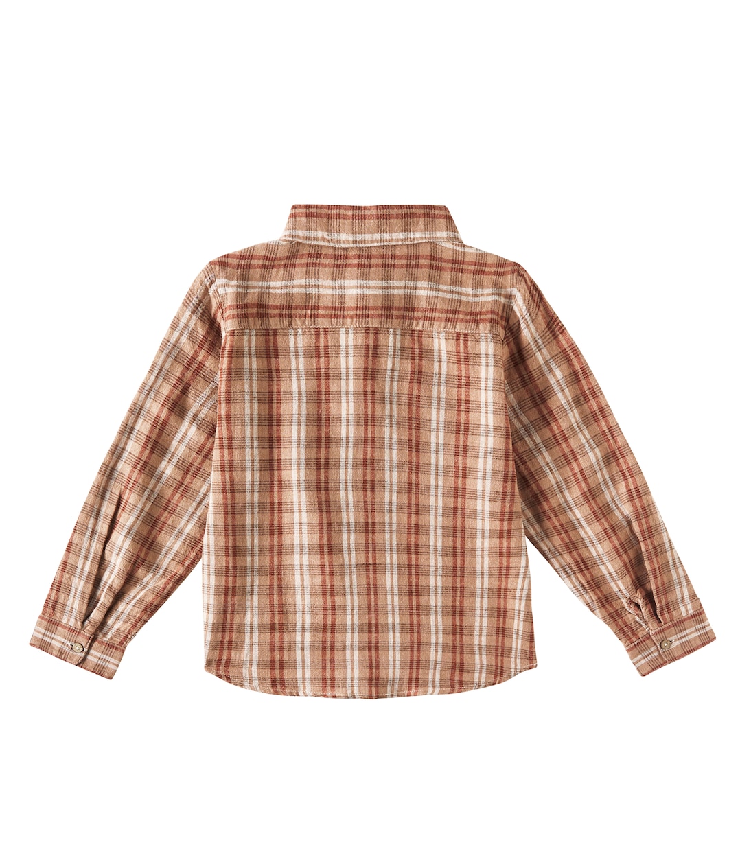 Клетчатая рубашка из льняной ткани Rylee + Cru, Autumn-Plaid — фото 4