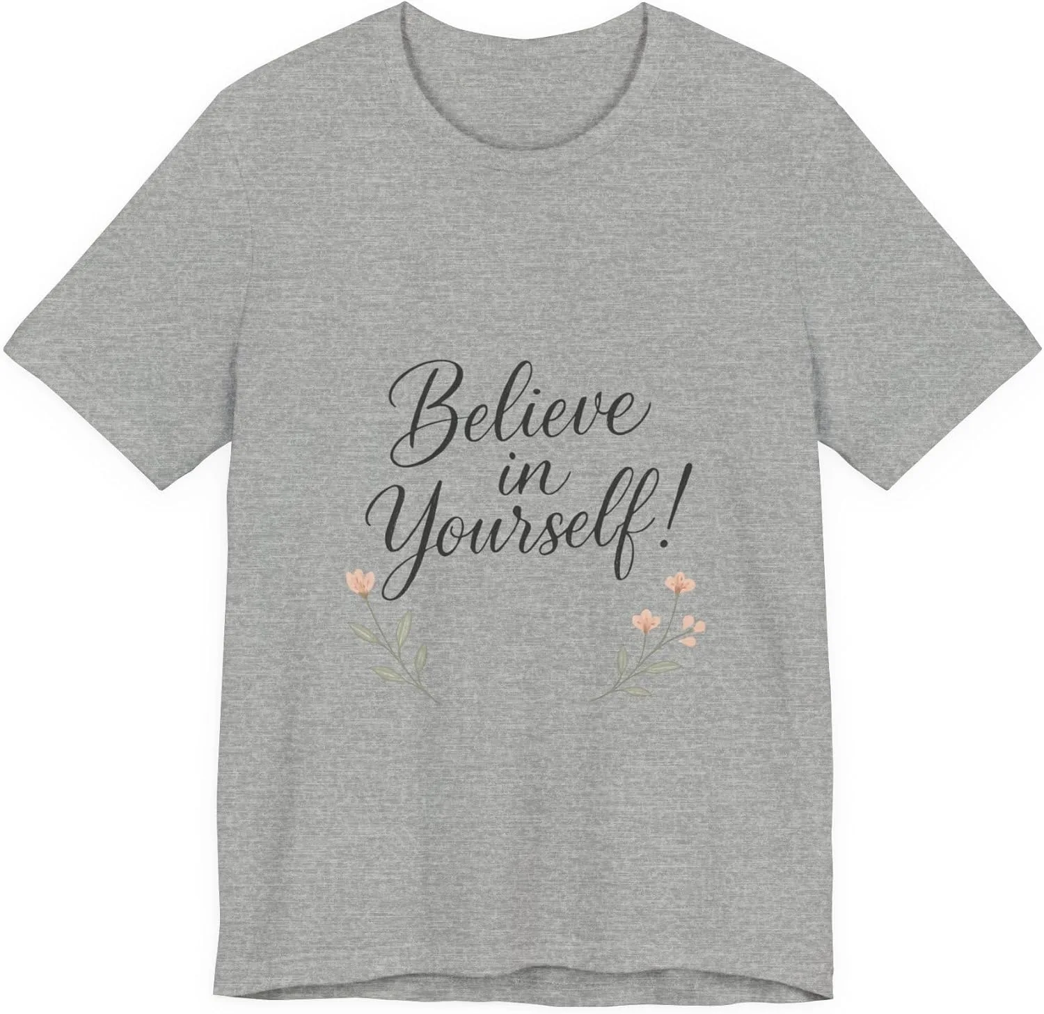 Футболка Unisex Believe in Yourself с мотивационной надписью — фото 3
