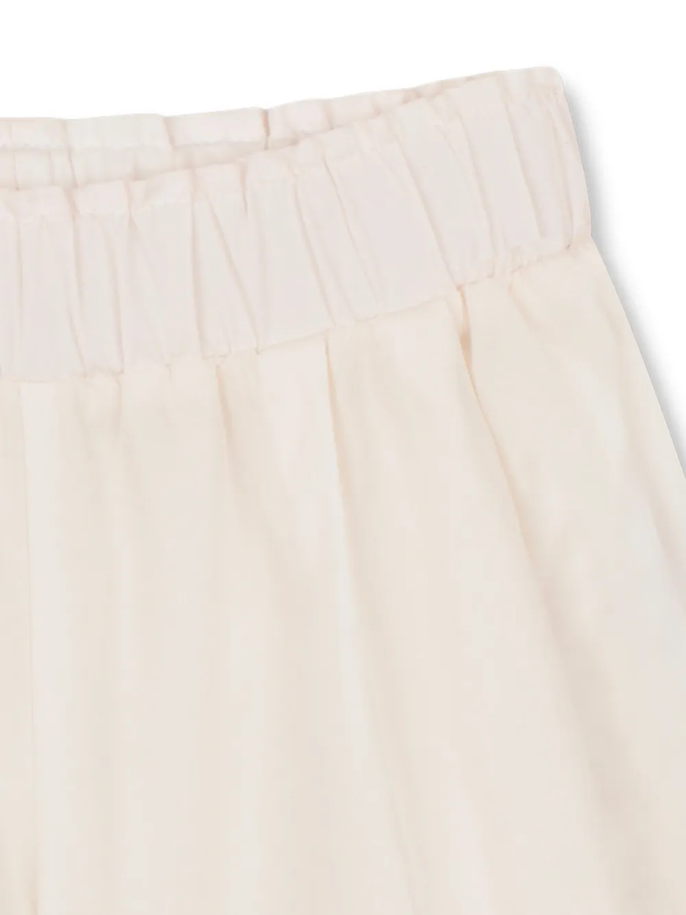 Шорты с цветочной вышивкой Chloé Kids, нейтральный — фото 3
