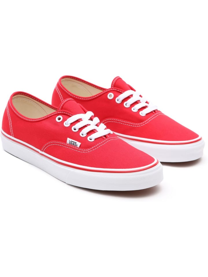 

Кроссовки на шнуровке Vans, красный